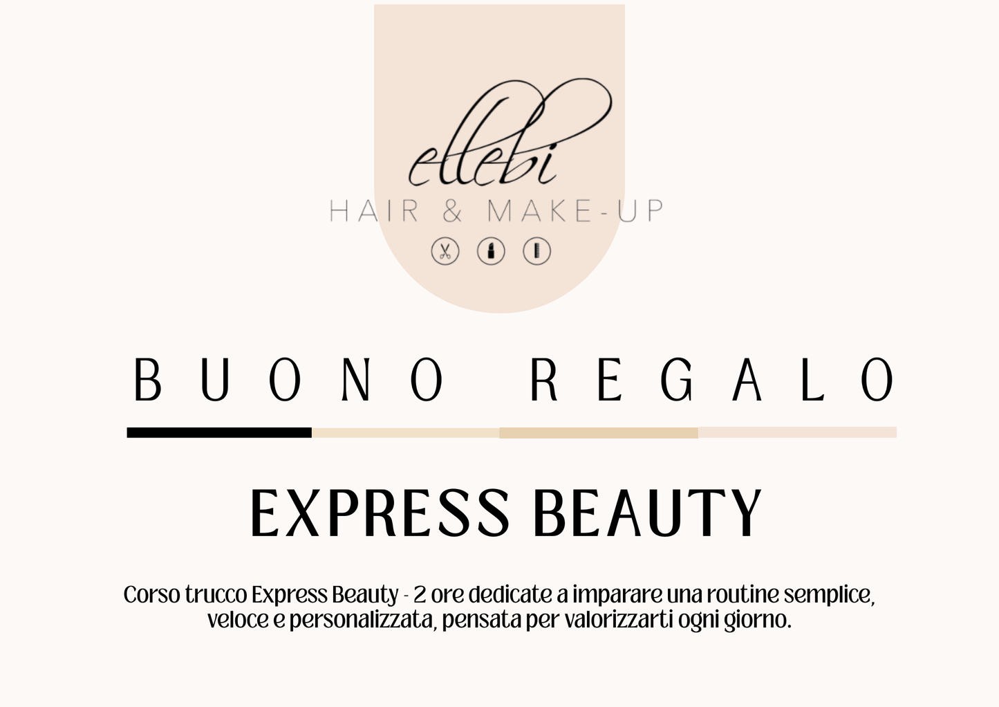 ✨ Corso Express Beauty – Buono Regalo ✨